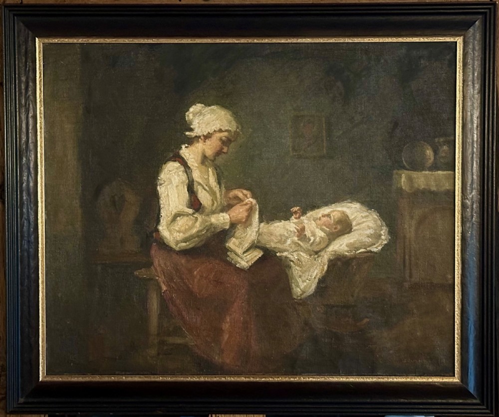 Oil on Canvas by Karoly Krusnyak (1889-1960)