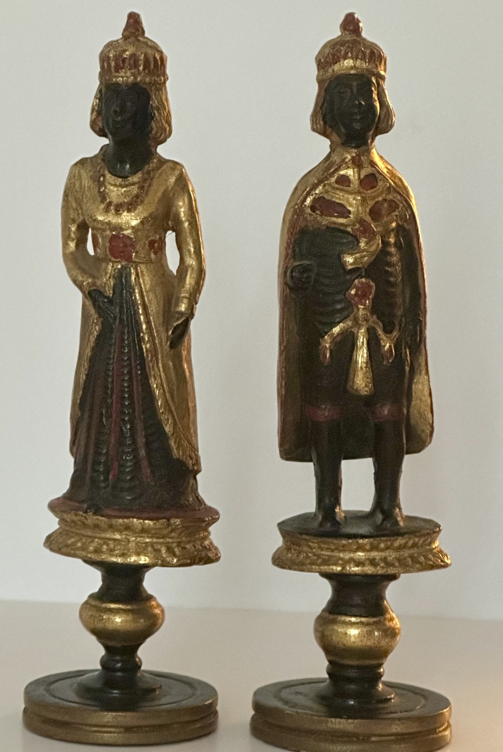 Italian Carved Wood Chess Set View VI