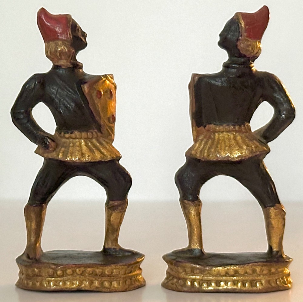 Italian Carved Wood Chess Set View XI