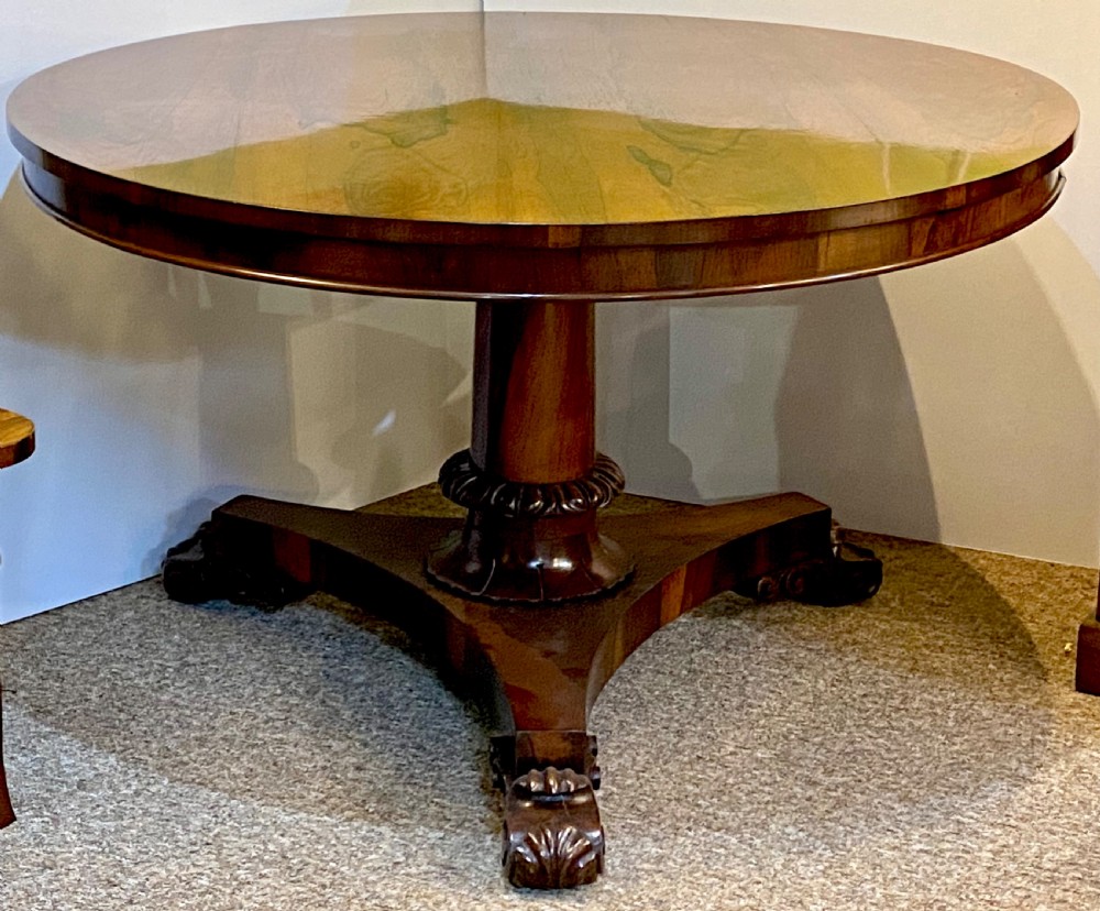 Regency Rosewood Tilt Top Dining Table
