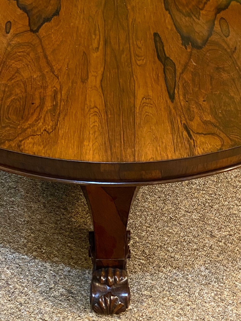Regency Rosewood Tilt Top Dining Table View V