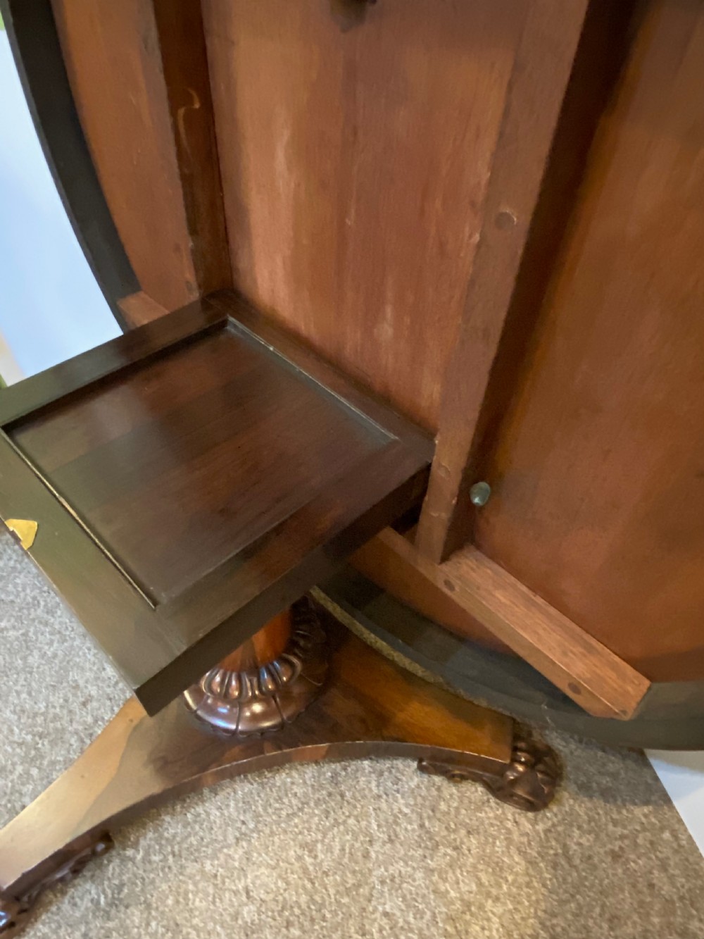 Regency Rosewood Tilt Top Dining Table View VII