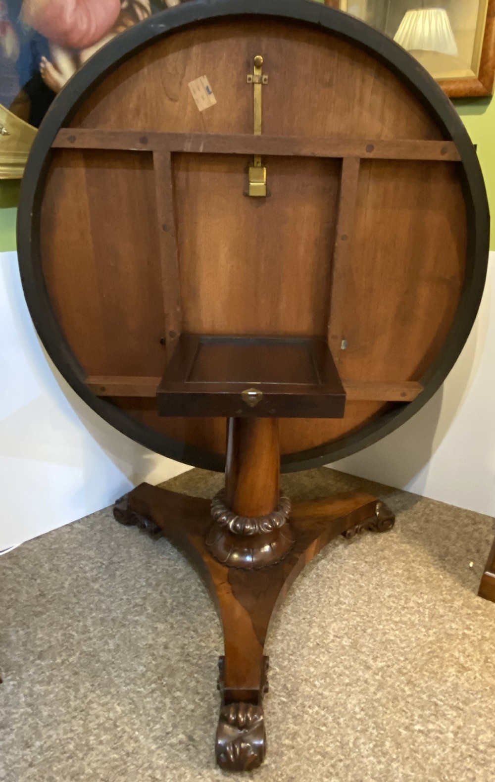 Regency Rosewood Tilt Top Dining Table View VIII
