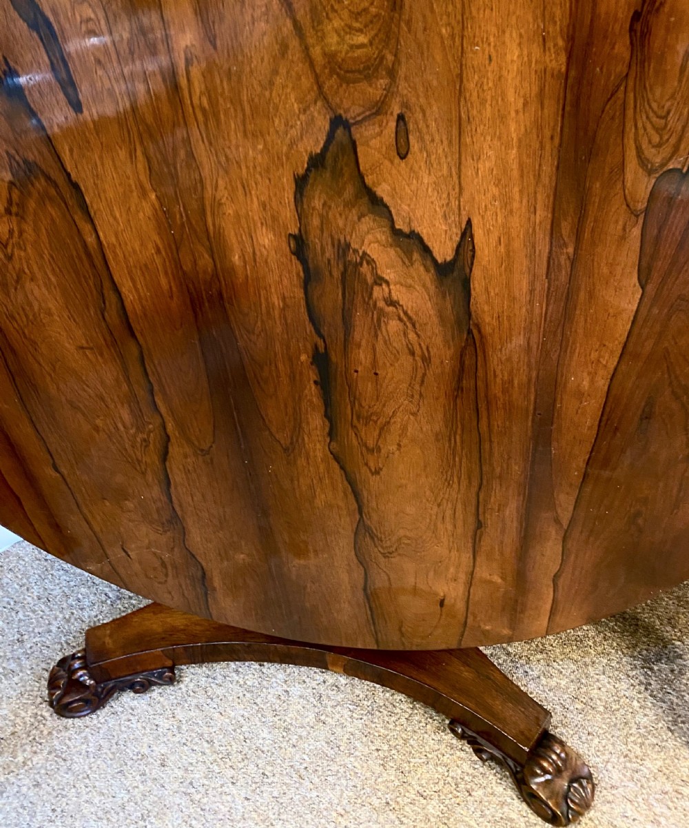 Regency Rosewood Tilt Top Dining Table View X