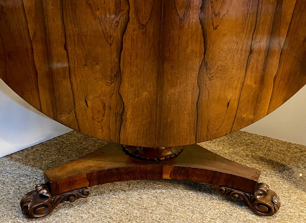 Regency Rosewood Tilt Top Dining Table View XI