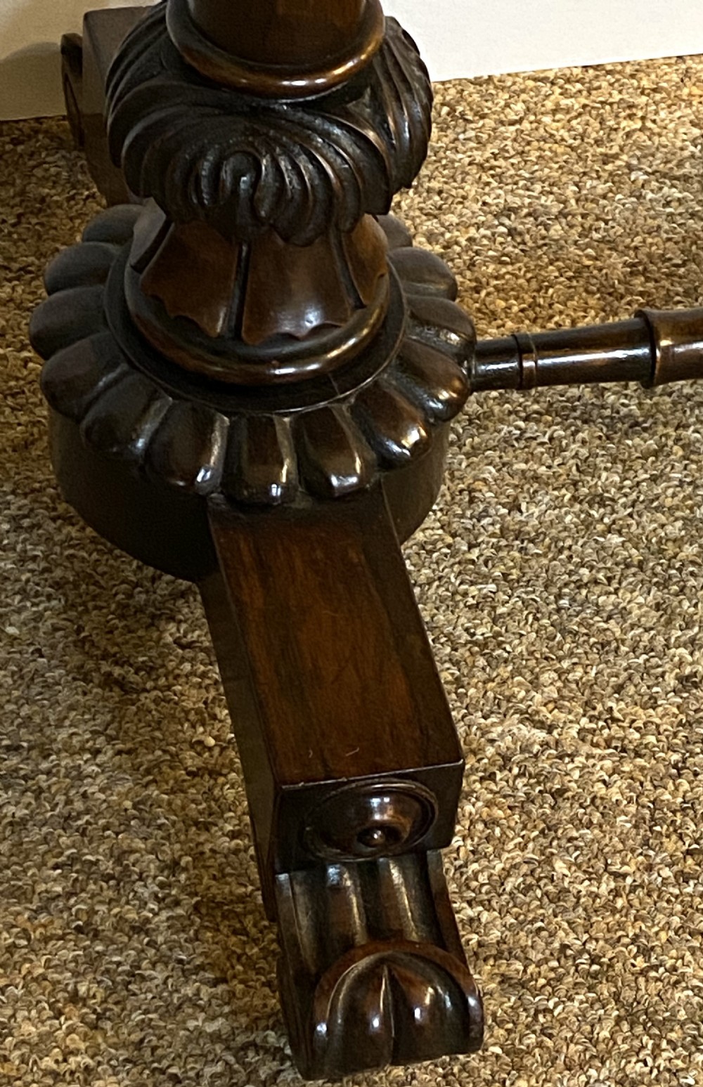 Regency Rosewood and Satinwood Chess table View V
