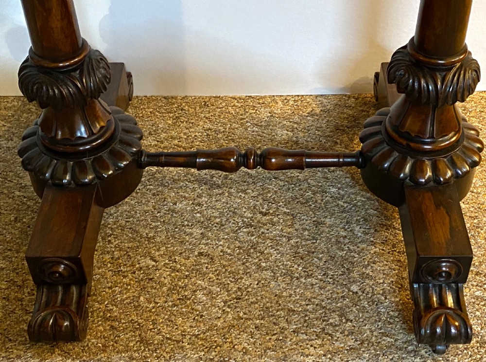 Regency Rosewood and Satinwood Chess table View VI