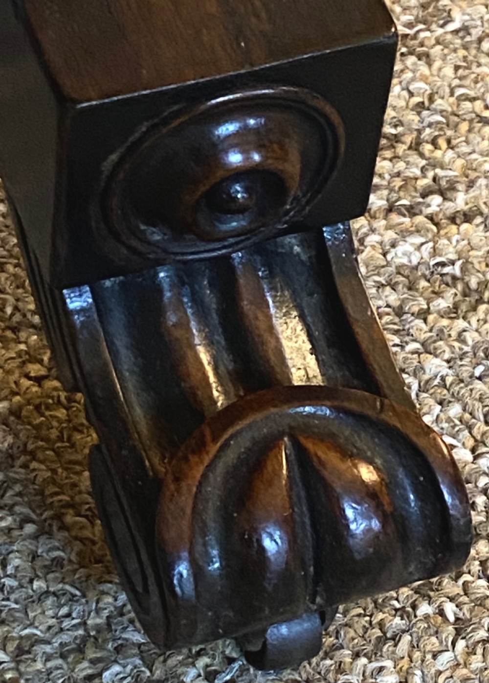 Regency Rosewood and Satinwood Chess table View VIII