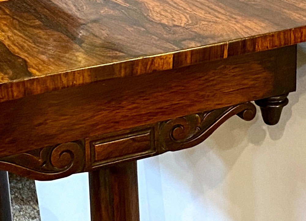 Regency Rosewood and Satinwood Chess table View IX