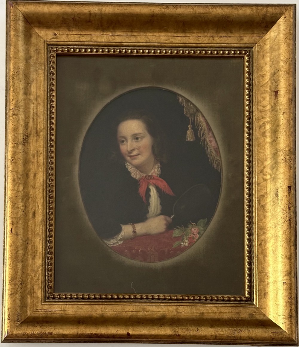 Portrait of a Young Woman Oil on Panel
