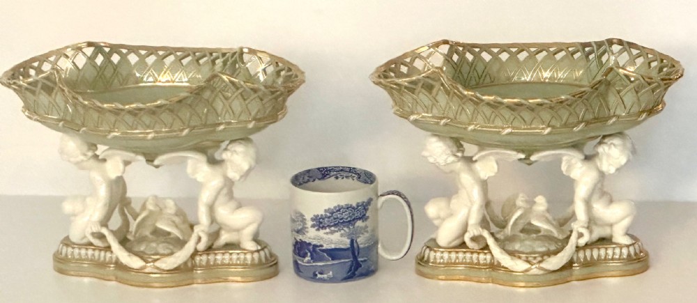 Pair of Minton Porcelain Table Garniture View XI