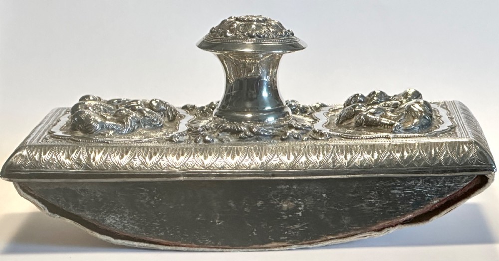 Burmese Silver Blotter View II