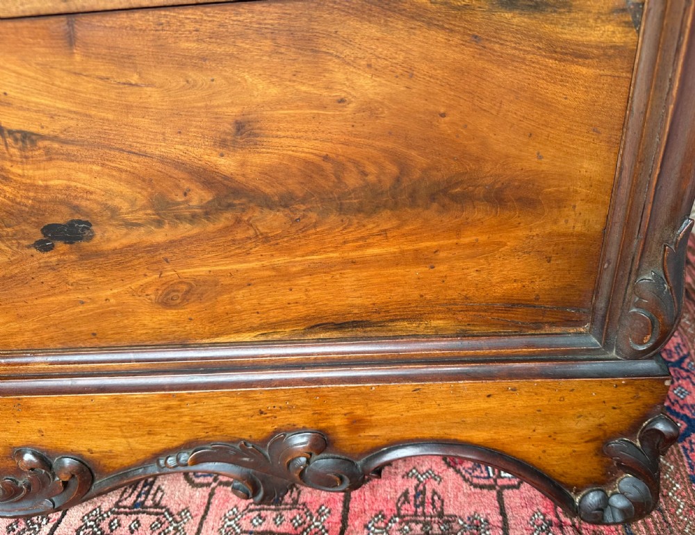 French Walnut Chest of Drawers with Marble Top View VIII
