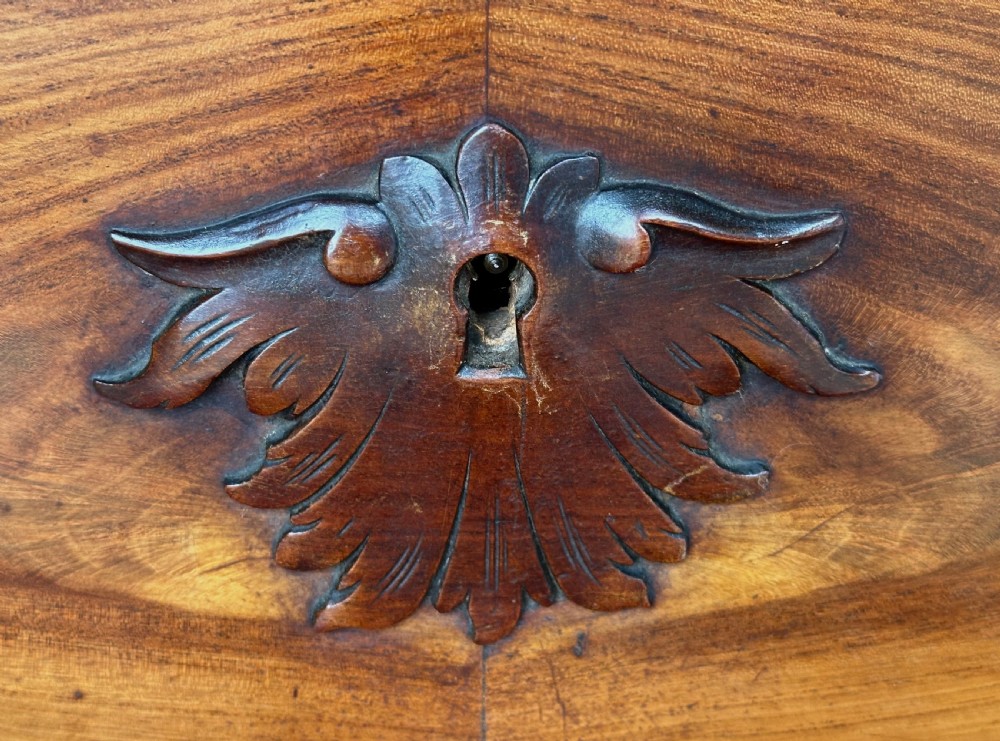 French Walnut Chest of Drawers with Marble Top View X