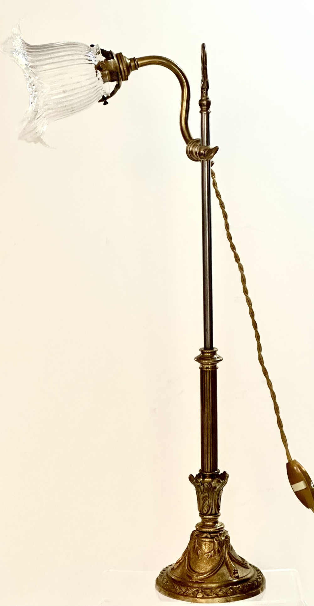 French Brass Reading Lamp