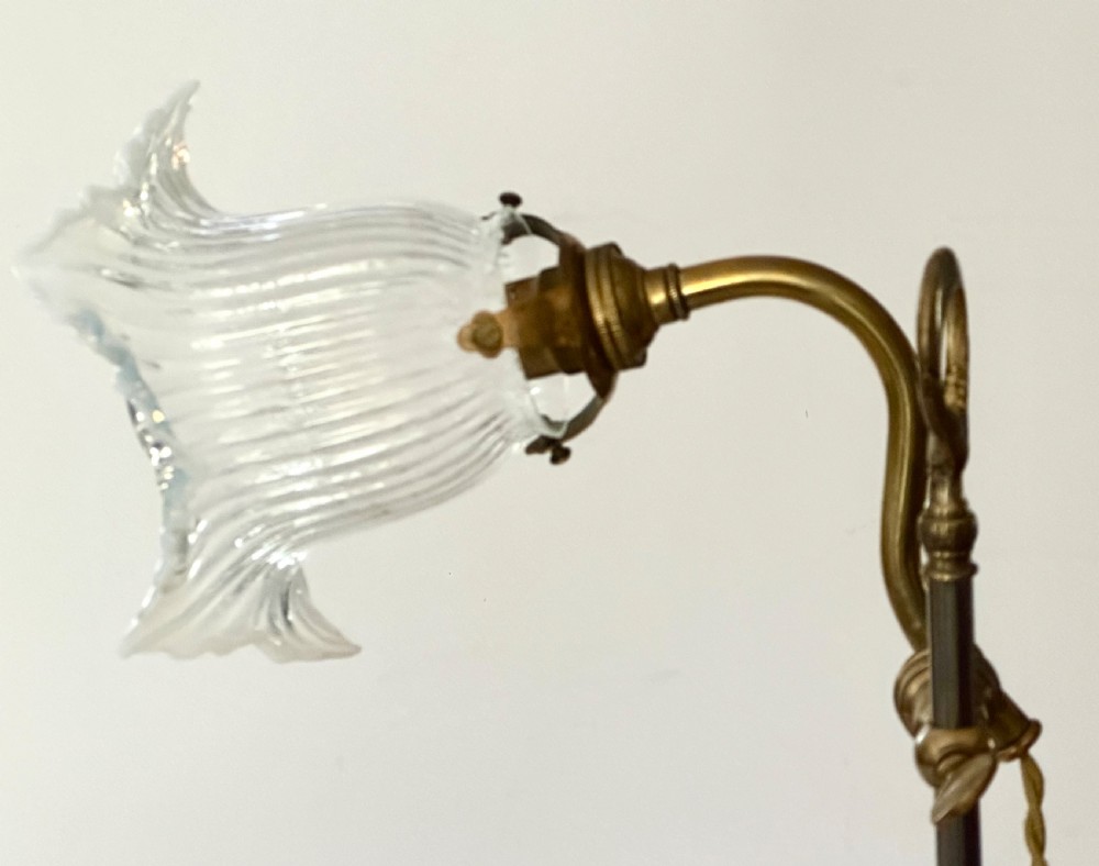 French Brass Reading Lamp View III