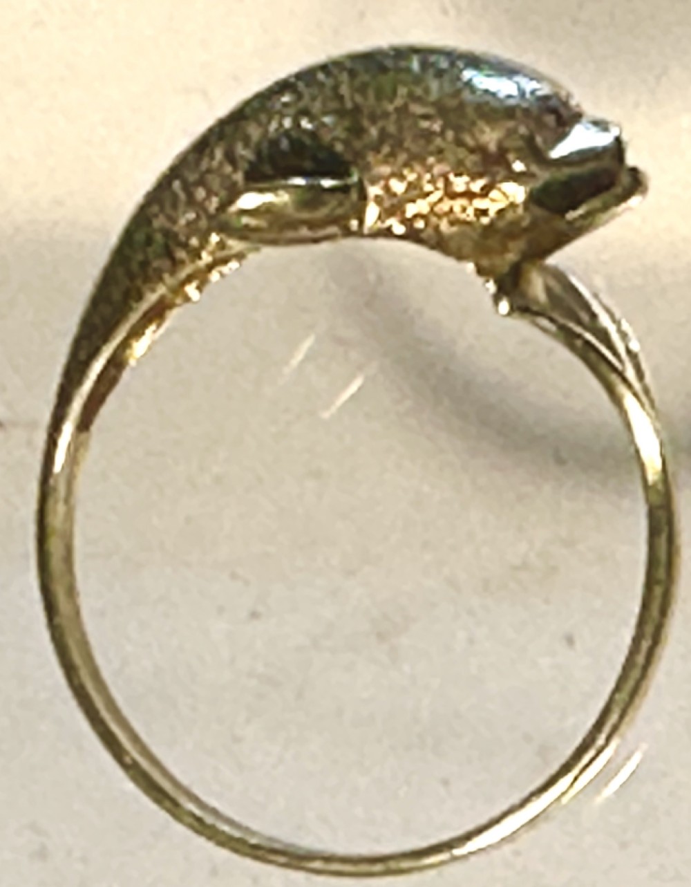 Gold Ring in the Form of a Dolphin