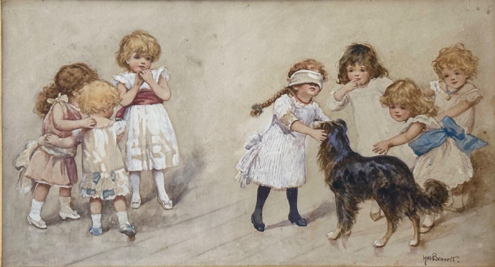 Painting by Harriet M. Bennett 