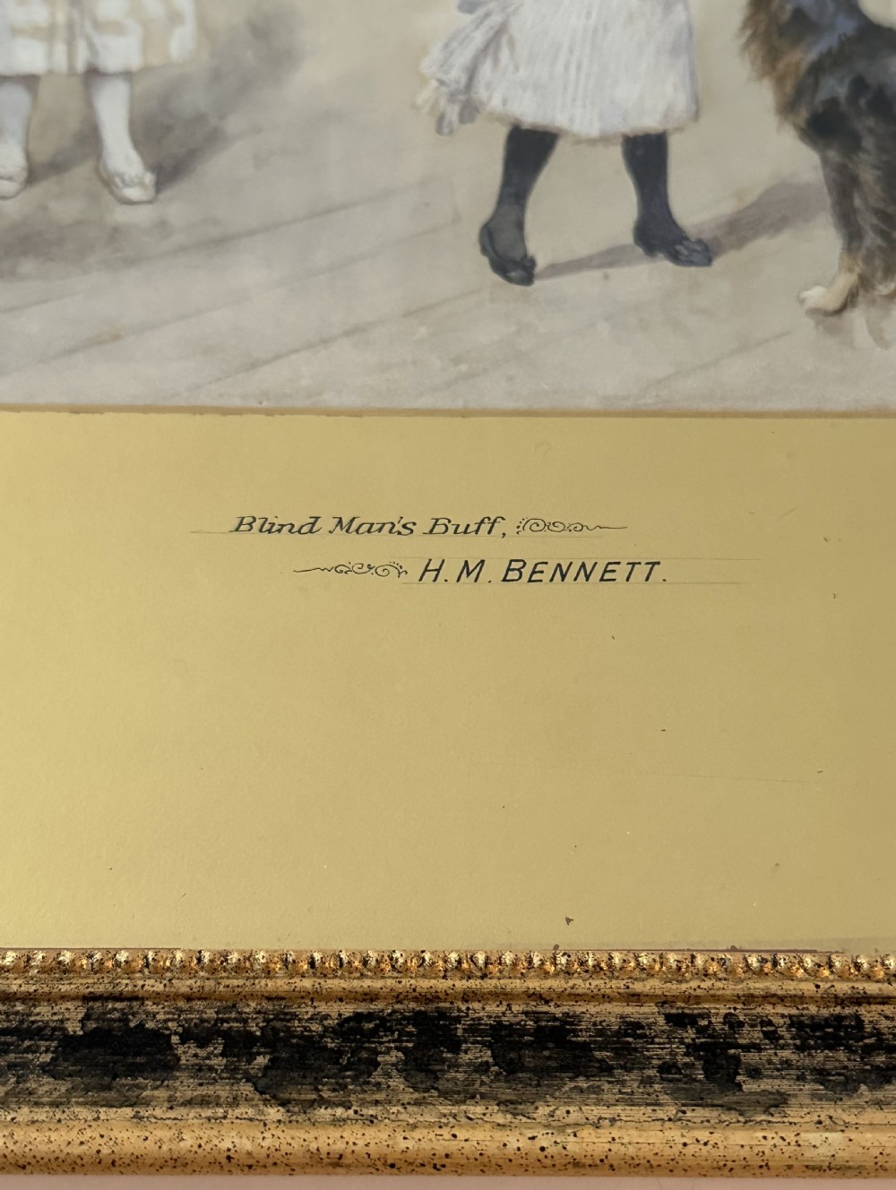 Painting by Harriet M. Bennett 
