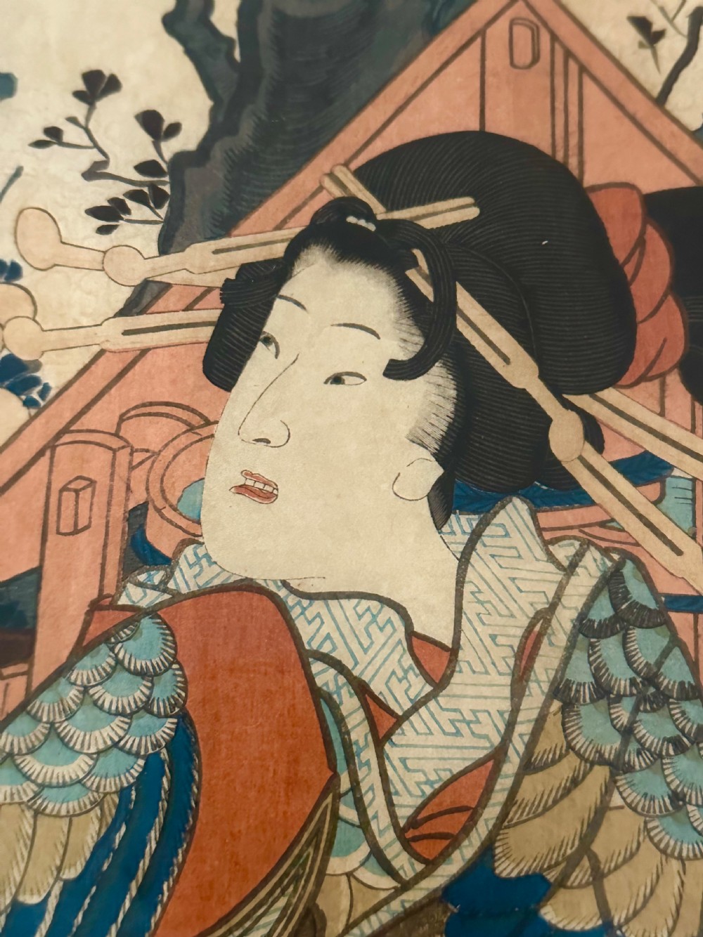  Japanese Woodblocks by Yoshichika (Pair) View VII