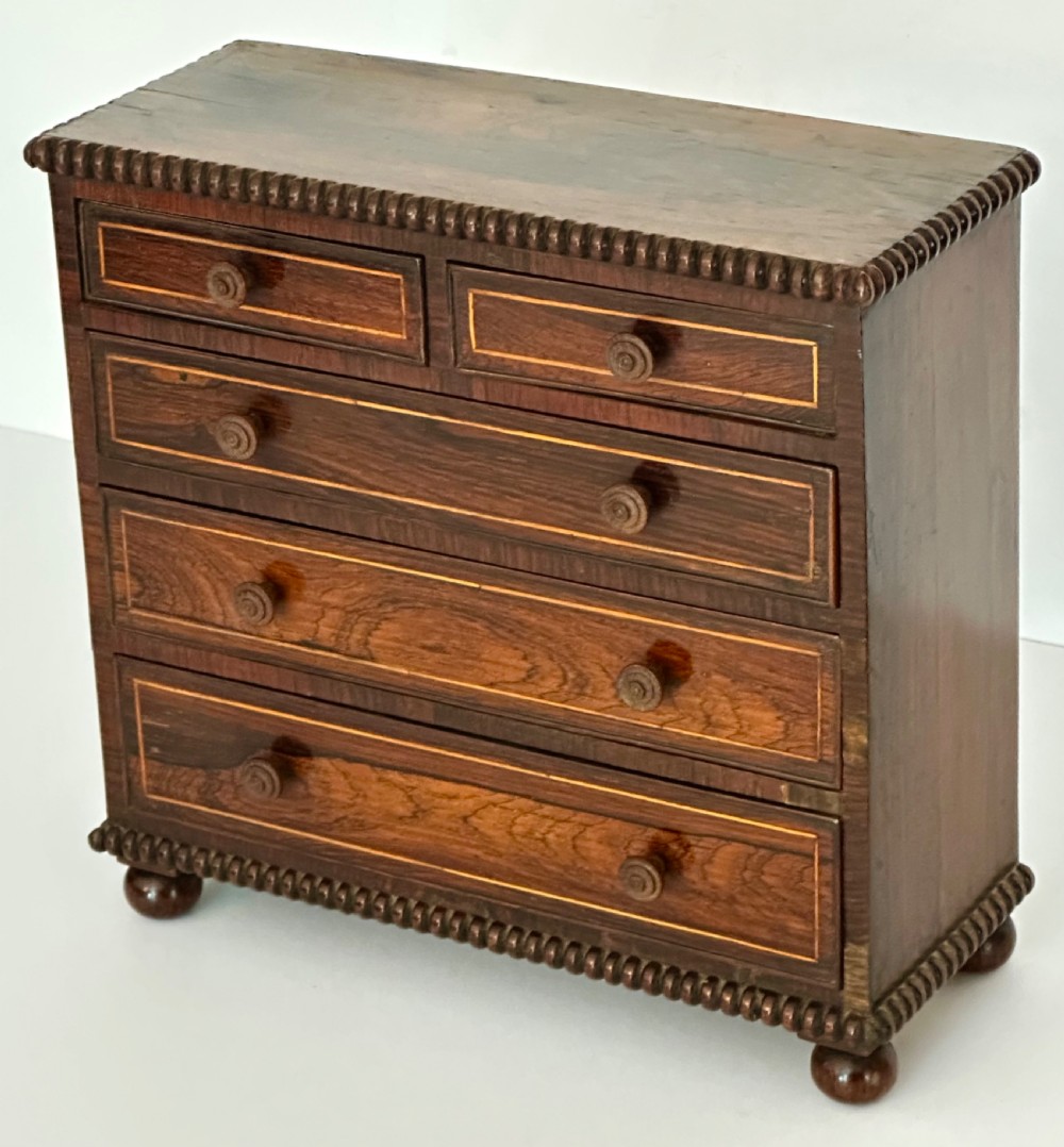 Apprentice Miniature Rosewood Chest of Drawers
