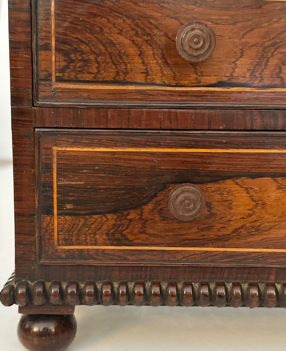 Apprentice Miniature Rosewood Chest of Drawers
 View IX