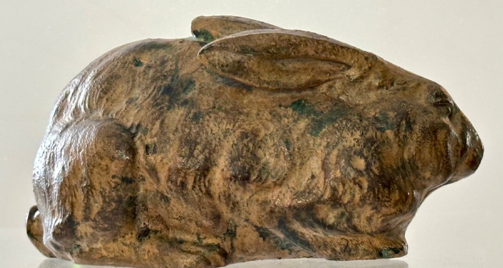 Bronze Model of a Rabbit View III