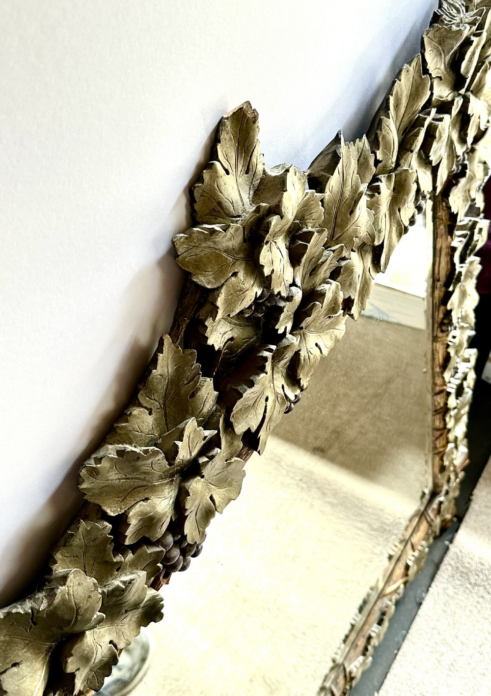 Continental Carved Giltwood Mirror View IV