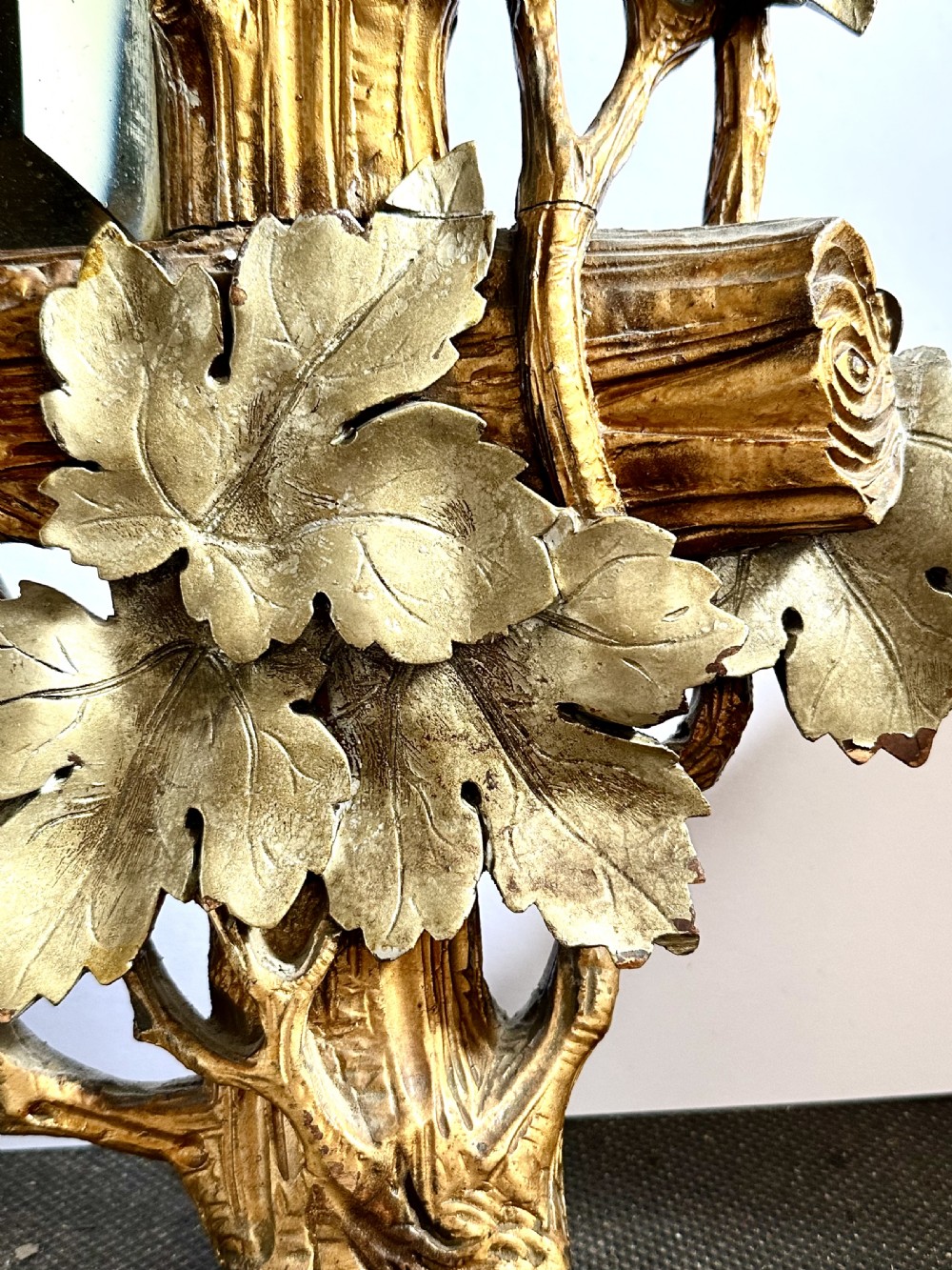 Continental Carved Giltwood Mirror View VI