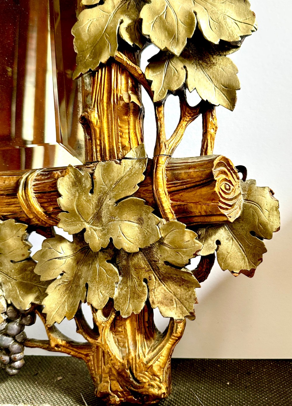 Continental Carved Giltwood Mirror View VII