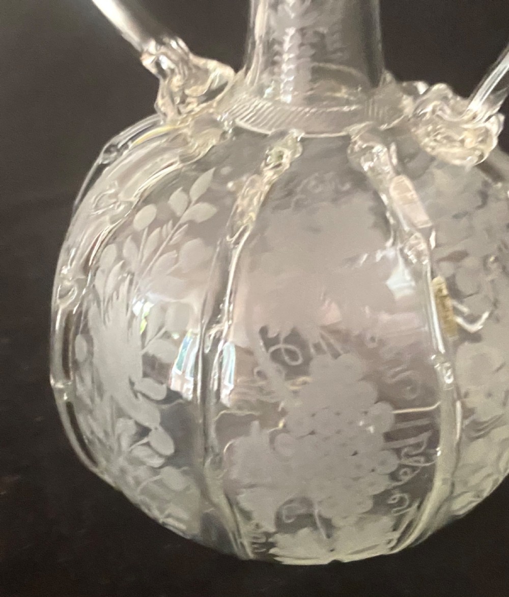 Pair of 18th Century Dutch Wine Flasks View III