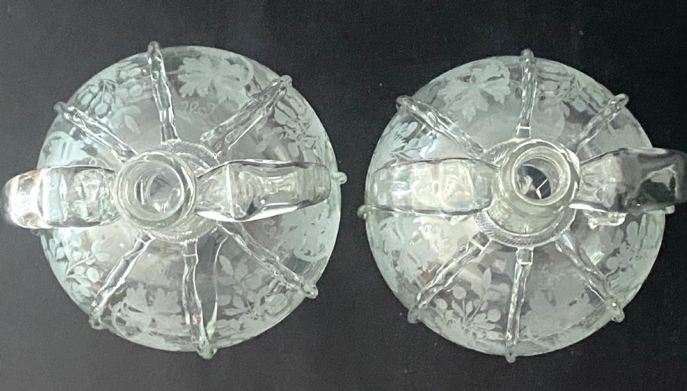 Pair of 18th Century Dutch Wine Flasks View V
