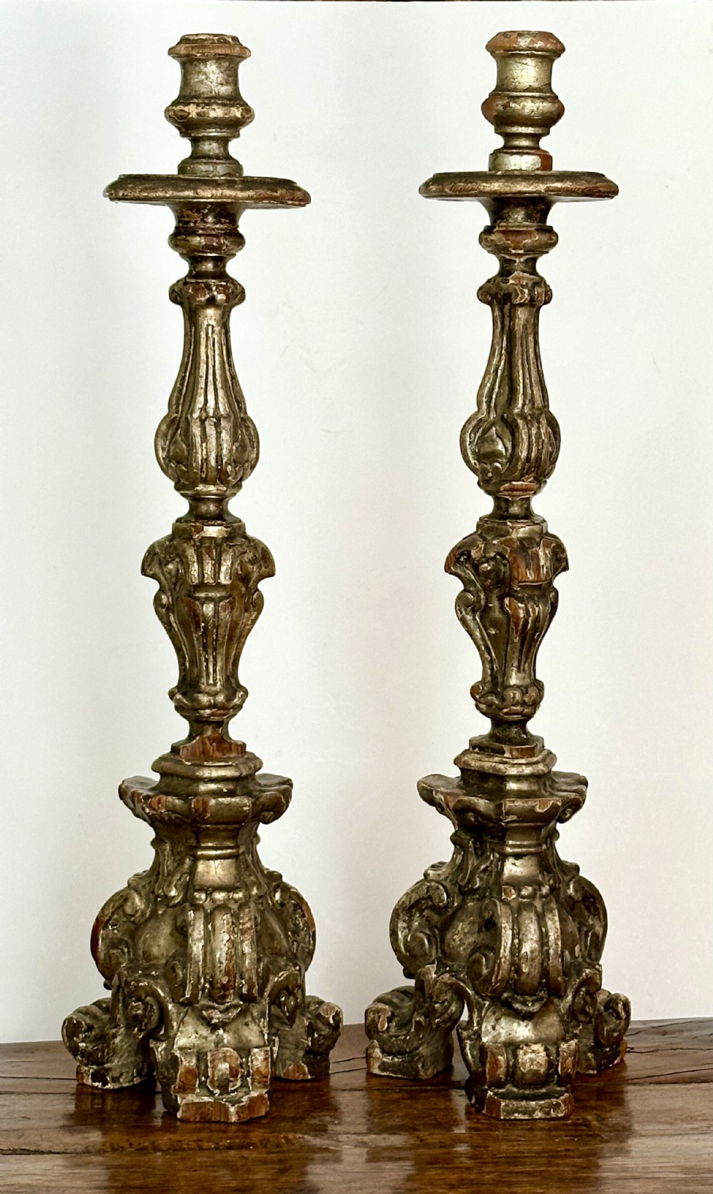 18th Century Italian Church Candlesticks