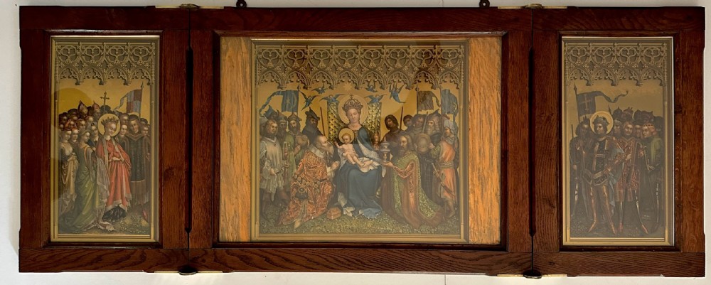 Arundel Society  Altarpiece Triptych after Stephan Lochner (1410-1451) View II
