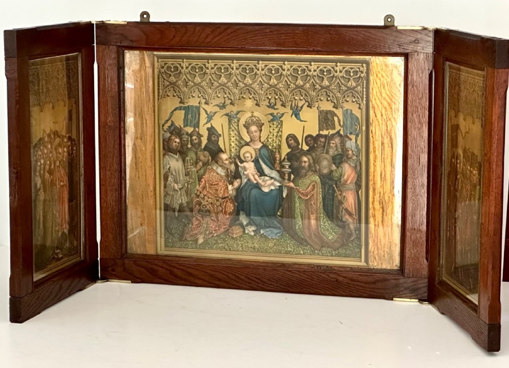 Arundel Society  Altarpiece Triptych after Stephan Lochner (1410-1451) View III