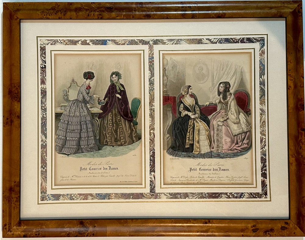 French 19th Century Fashion Prints View II