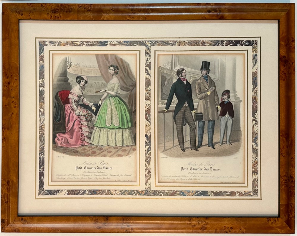 French 19th Century Fashion Prints View V