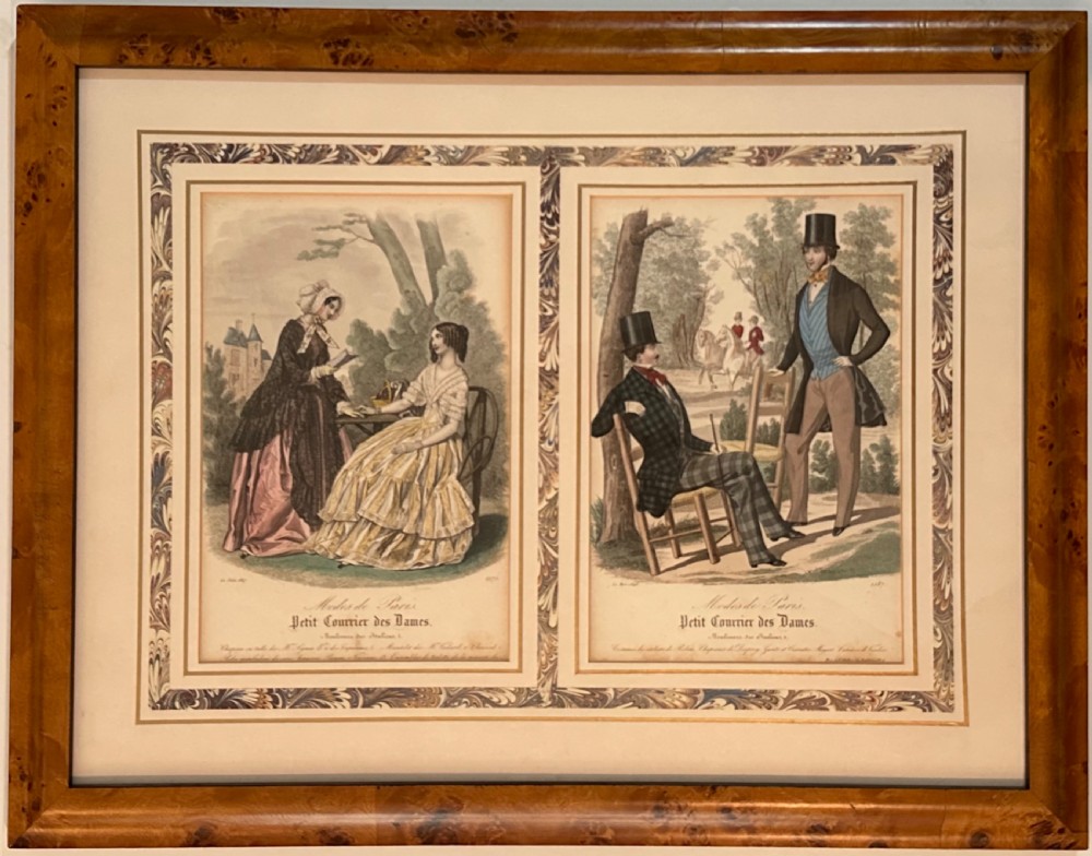 French 19th Century Fashion Prints View VIII
