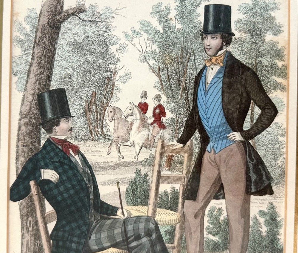 French 19th Century Fashion Prints View X