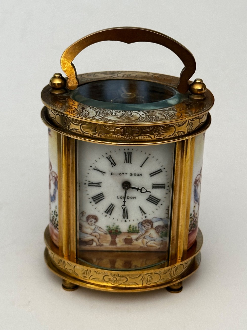 Carriage Clock with 8 Day French Movement  View II