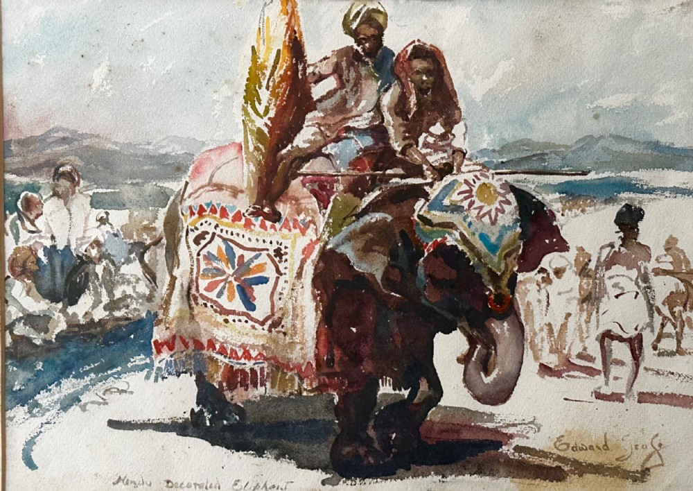 Follower of  Edward Seago  Watercolour.