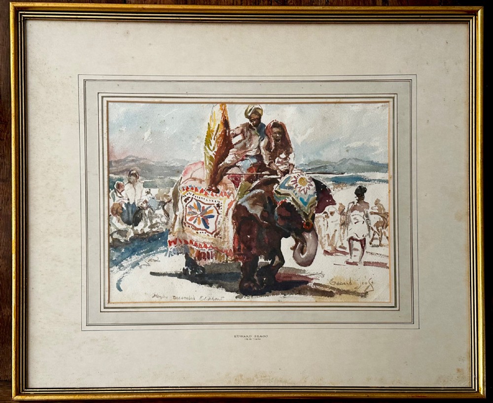 Follower of  Edward Seago  Watercolour. View II