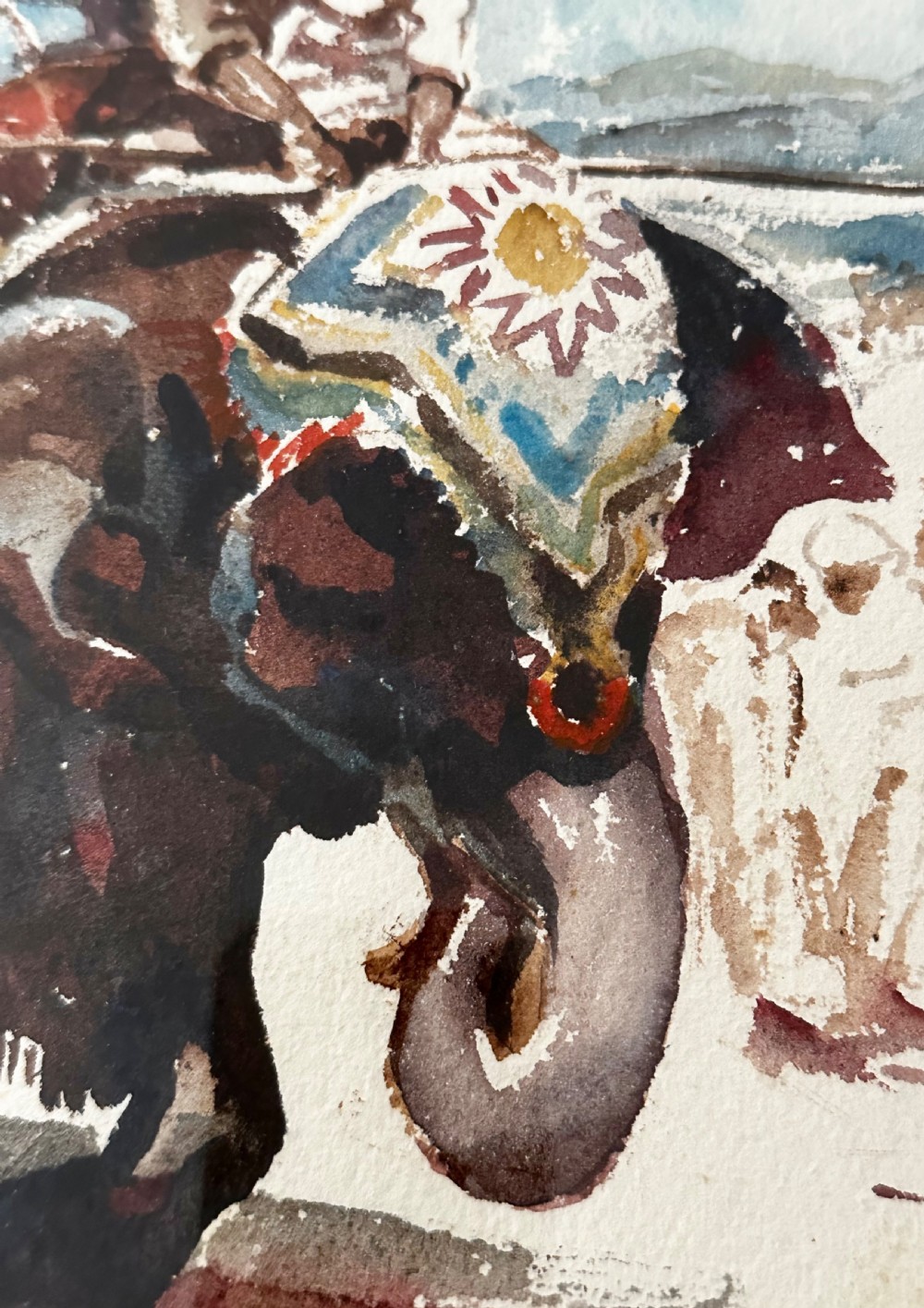 Follower of  Edward Seago  Watercolour. View V