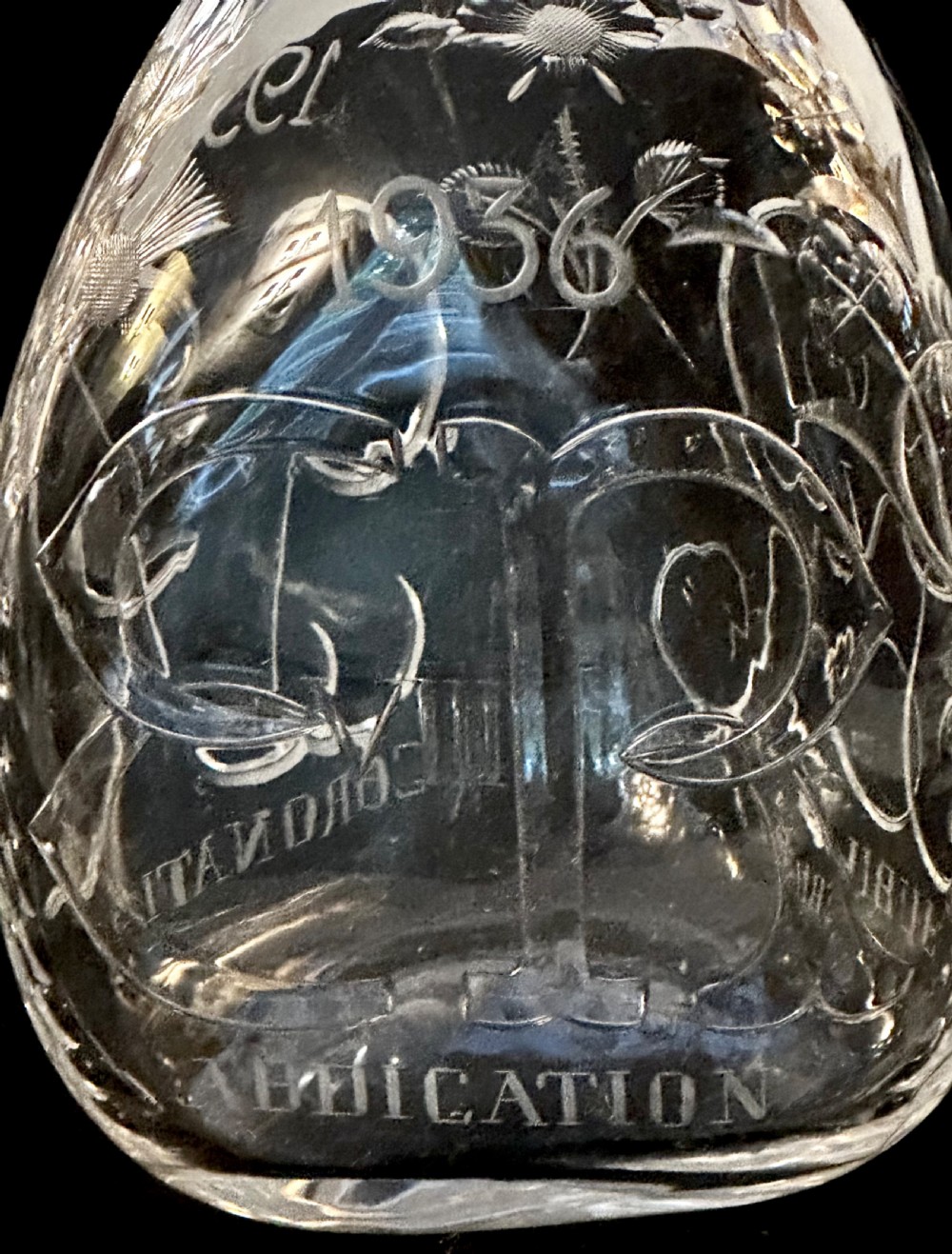 Decanter with Royal Connection. View III