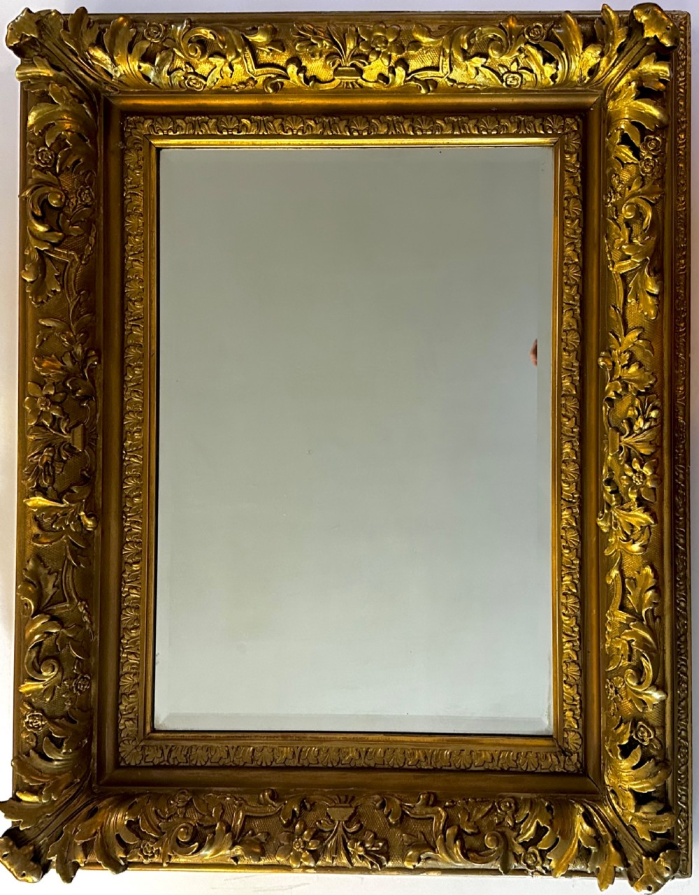 19th Century Gilt Framed Bevelled Mirror. View V