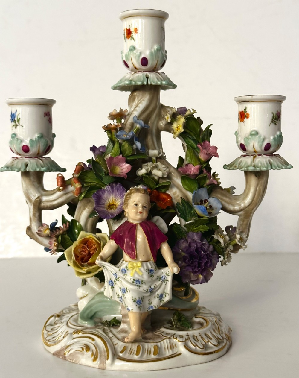 Pair of Meissen Candelabra. View VI