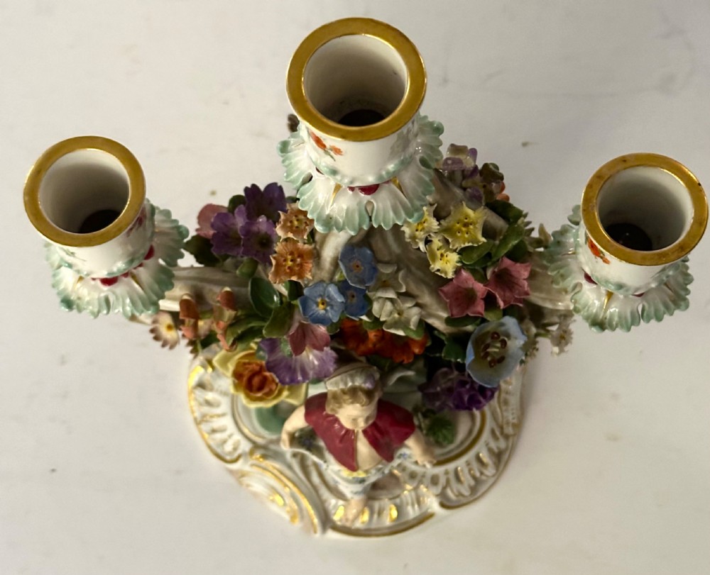 Pair of Meissen Candelabra. View VII