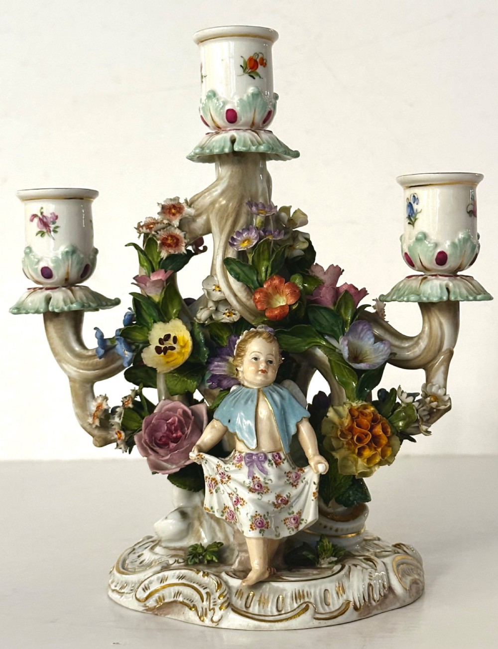 Pair of Meissen Candelabra. View XIII