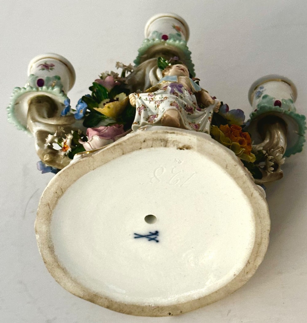 Pair of Meissen Candelabra. View XV