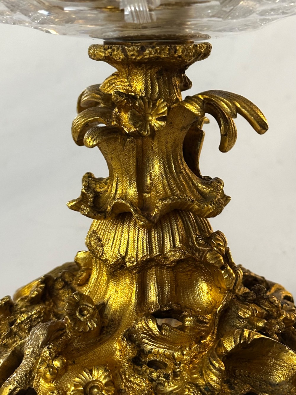 French Gilt Bronze and Cut class Centre Piece View V